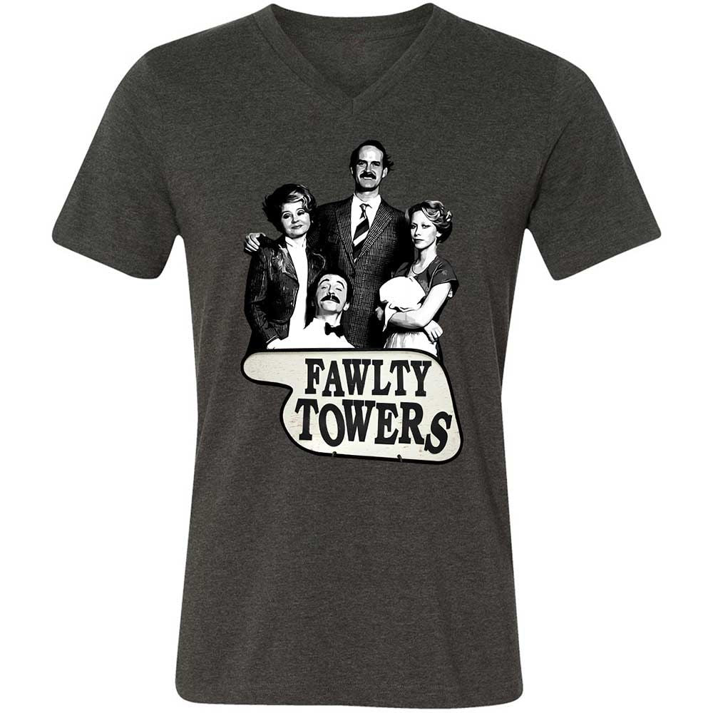 Basil Fawlty - Dark Grey Heather - 8