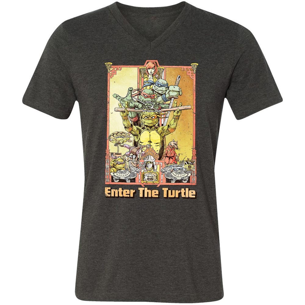 Unisex V-Neck T-Shirt - D5RRCSR5 - Dark Grey Heather - 8