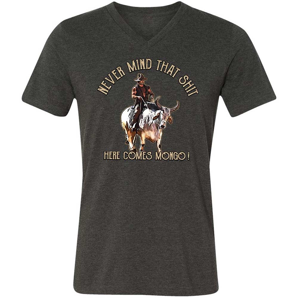 Unisex V-Neck T-Shirt - 2S7NAQ6A - Dark Grey Heather - 8