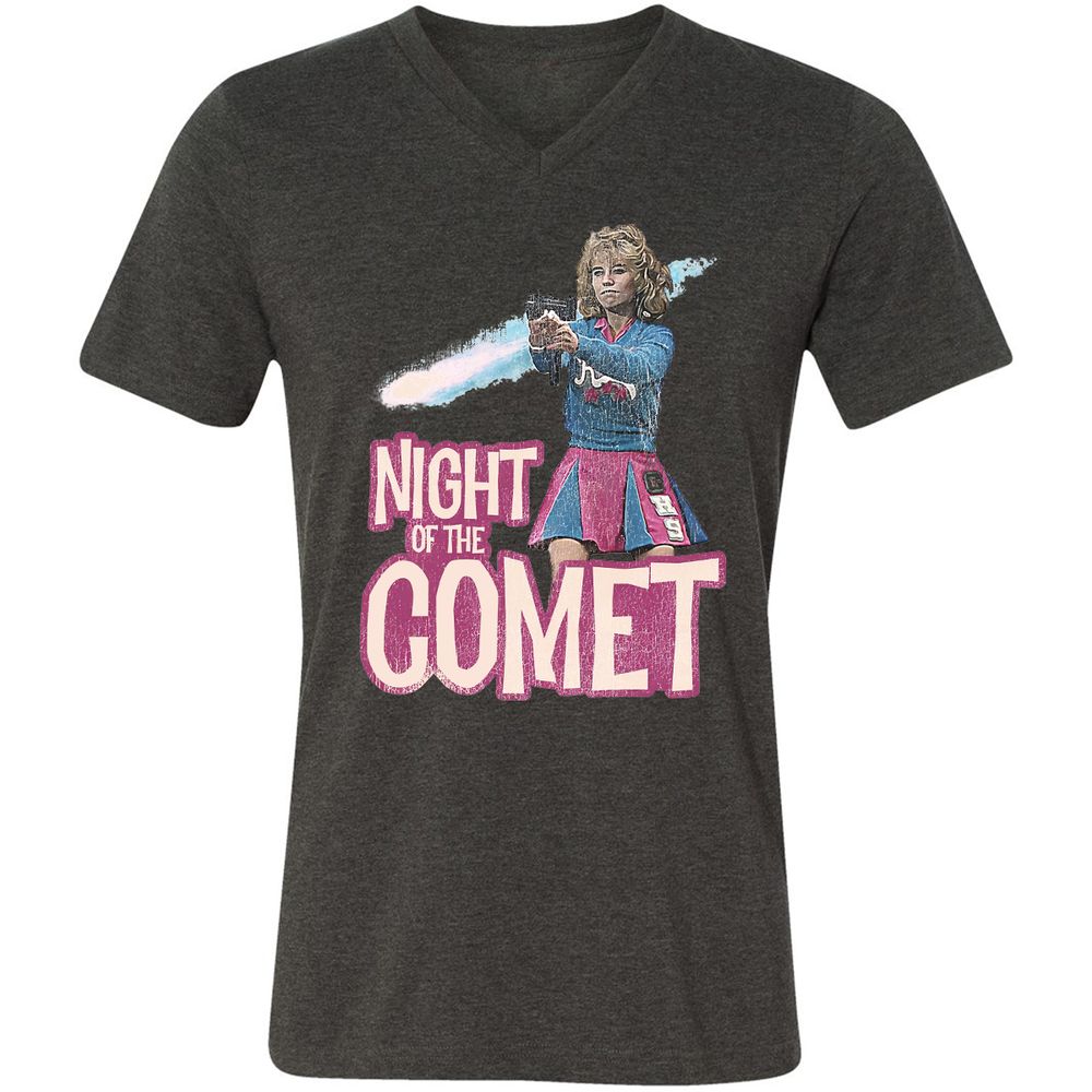 Unisex V-Neck T-Shirt - SM9626SQ - Dark Grey Heather - 8