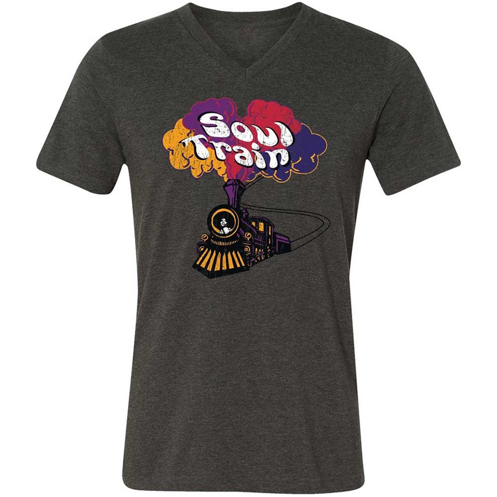 Unisex V-Neck T-Shirt - N4ZZG242 - Dark Grey Heather - 8