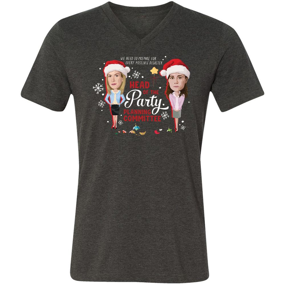 Head Of The Party Planning Committee Christmas - Dark Grey Heather - 8