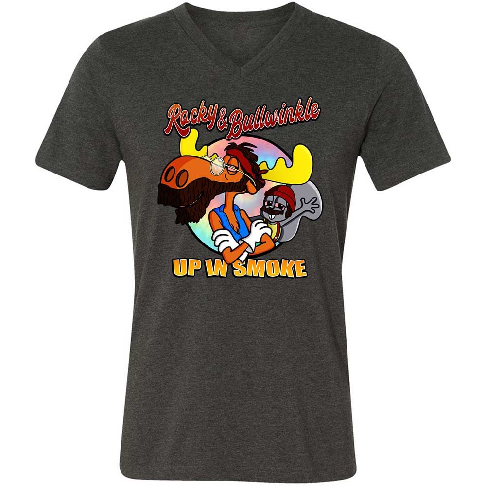 Funny Up In Smoke - Dark Grey Heather - 8