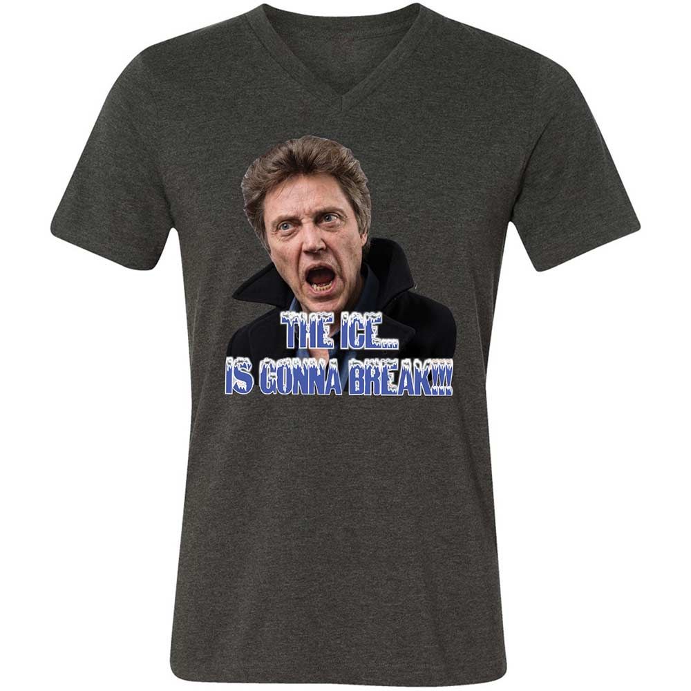 Unisex V-Neck T-Shirt - VJ2UJB69 - Dark Grey Heather - 8