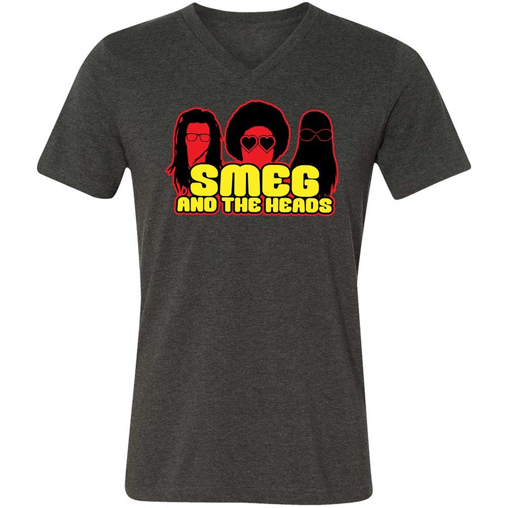 Unisex V-Neck T-Shirt - Y1NNJRTV - Dark Grey Heather - 8