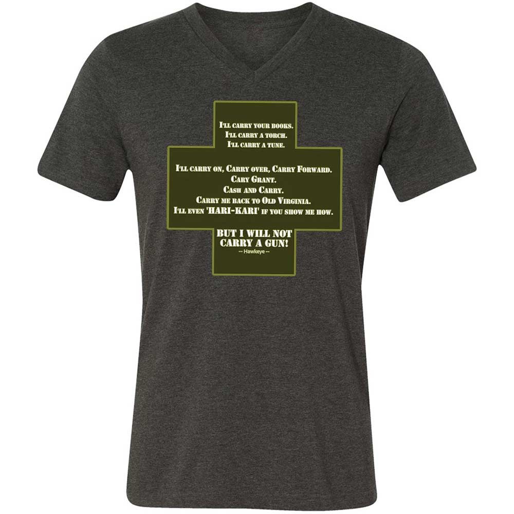 I Will Not Carry a Gun - Dark Grey Heather - 8