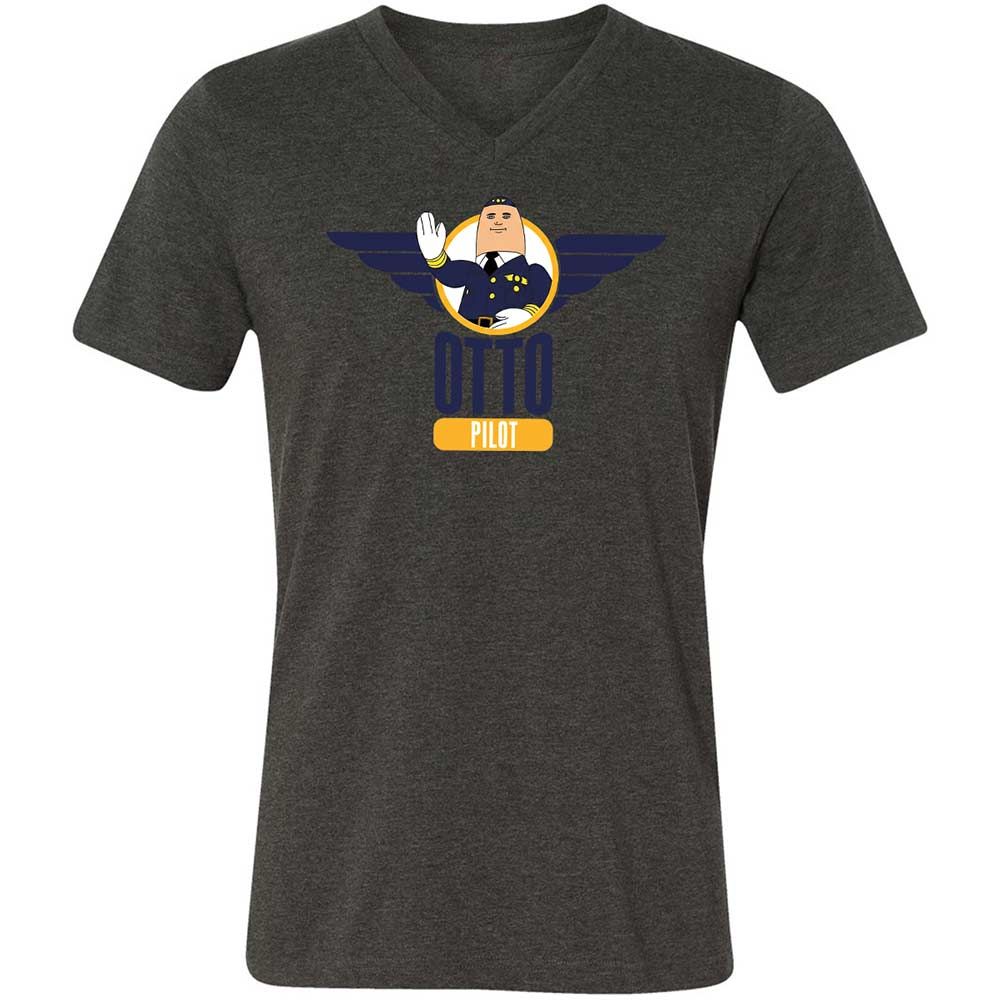 Unisex V-Neck T-Shirt - KZBQSWRY - Dark Grey Heather - 8