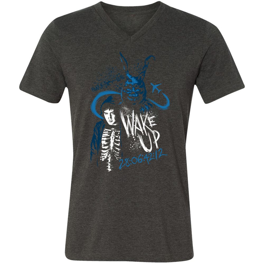 Unisex V-Neck T-Shirt - SB3LH27K - Dark Grey Heather - 8