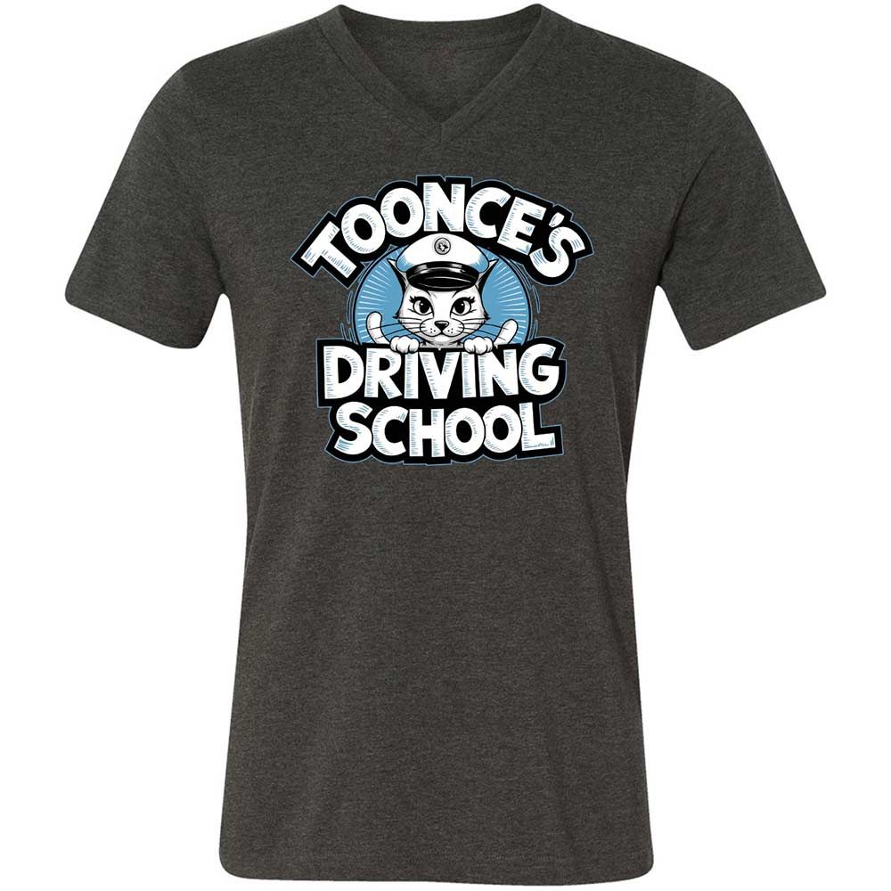 Unisex V-Neck T-Shirt - UM3A2GJ6 - Dark Grey Heather - 8