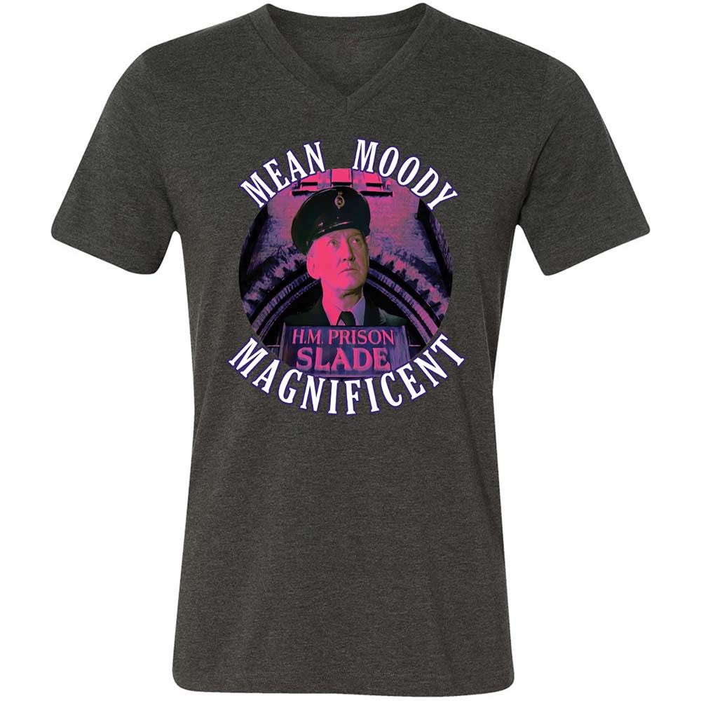Unisex V-Neck T-Shirt - NR27ARMS - Dark Grey Heather - 8