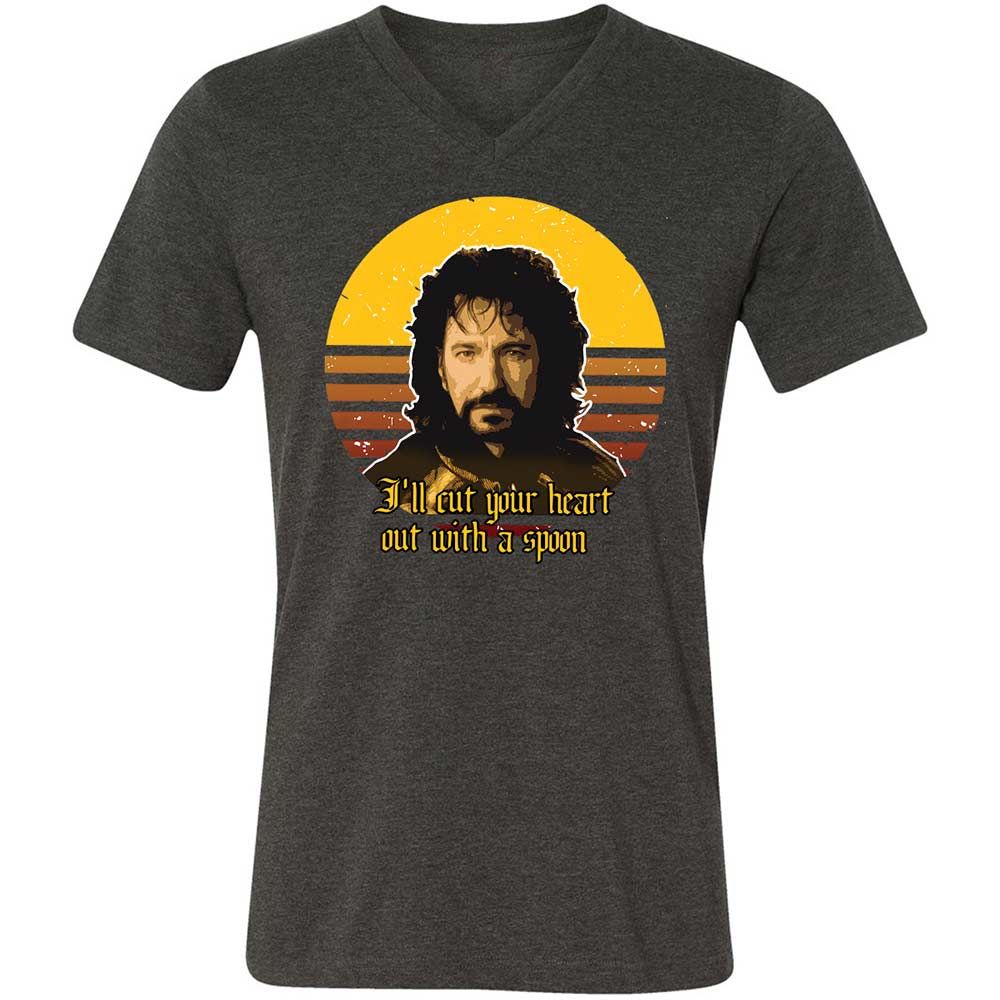 I'll Cut Your Heart Out - Dark Grey Heather - 8