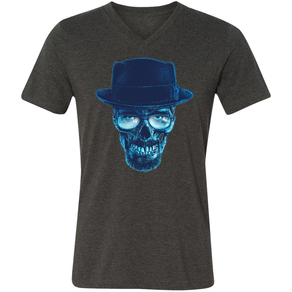 Unisex V-Neck T-Shirt - CBBU8THV - Dark Grey Heather - 8