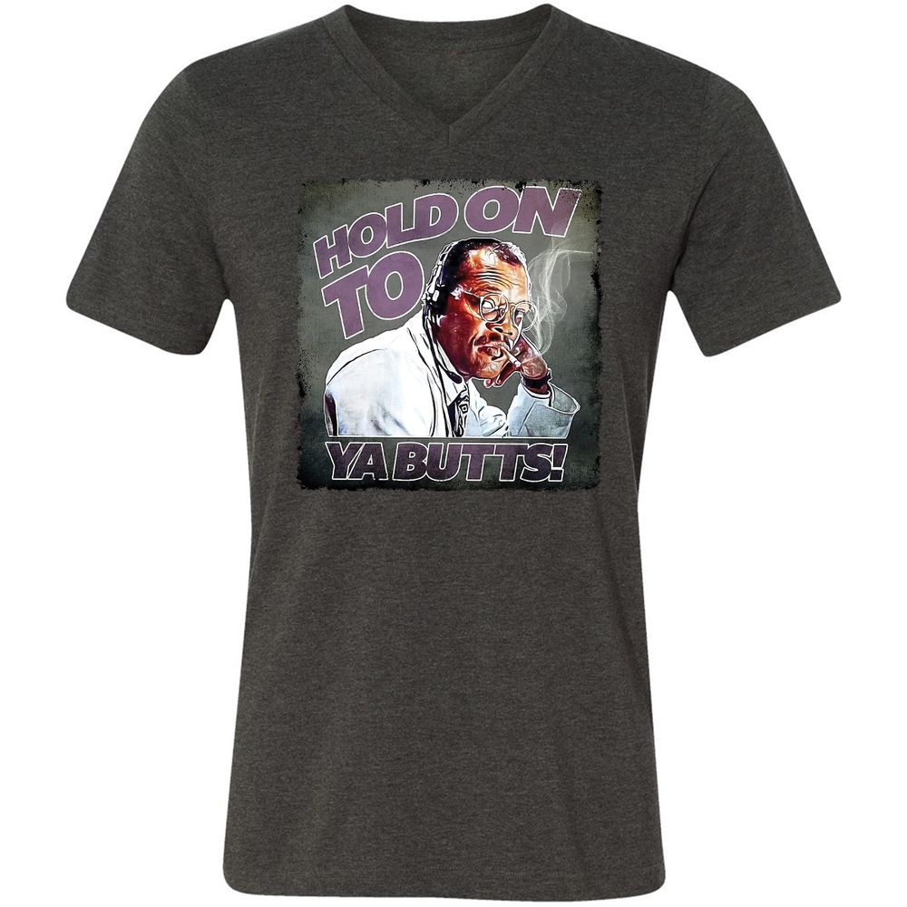 Unisex V-Neck T-Shirt - R5GK723G - Dark Grey Heather - 8