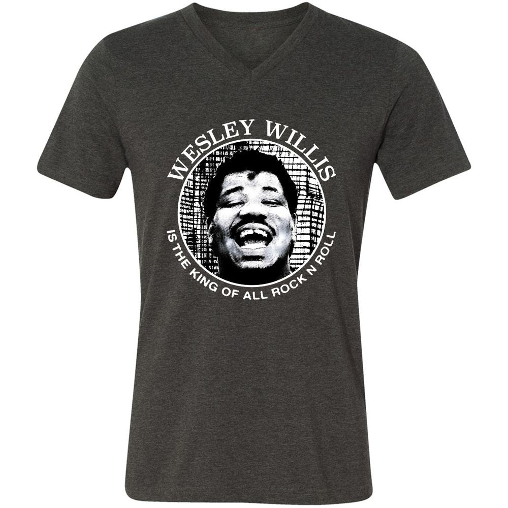 Wesley Willis is the king - Dark Grey Heather - 8