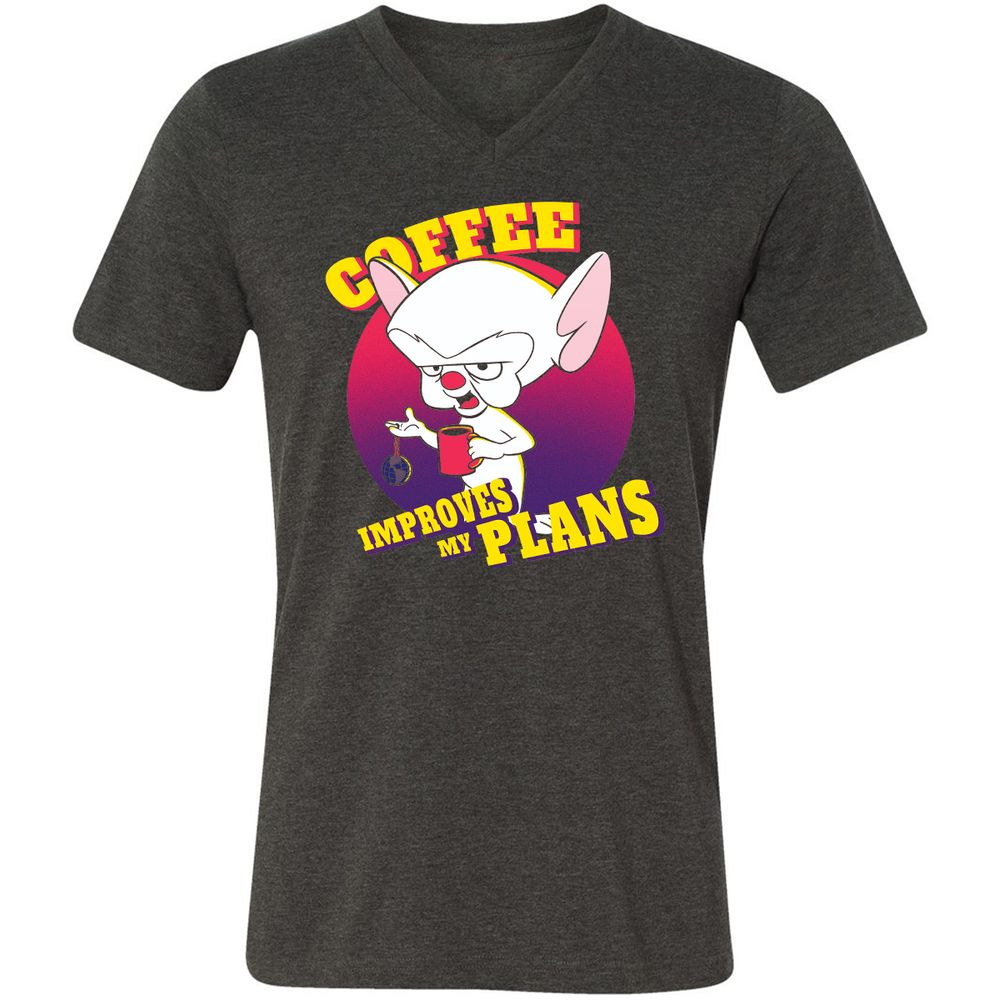 Unisex V-Neck T-Shirt - FXM2ZJJL - Dark Grey Heather - 8