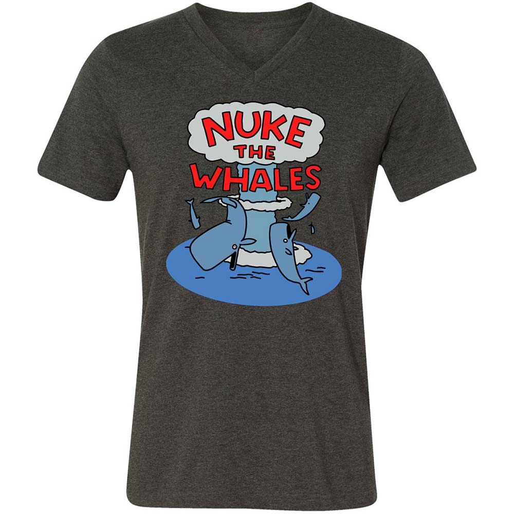 Nuke the Whales - Dark Grey Heather - 8