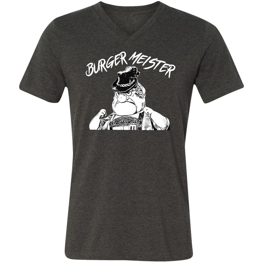 Unisex V-Neck T-Shirt - A1SYCWE1 - Dark Grey Heather - 8