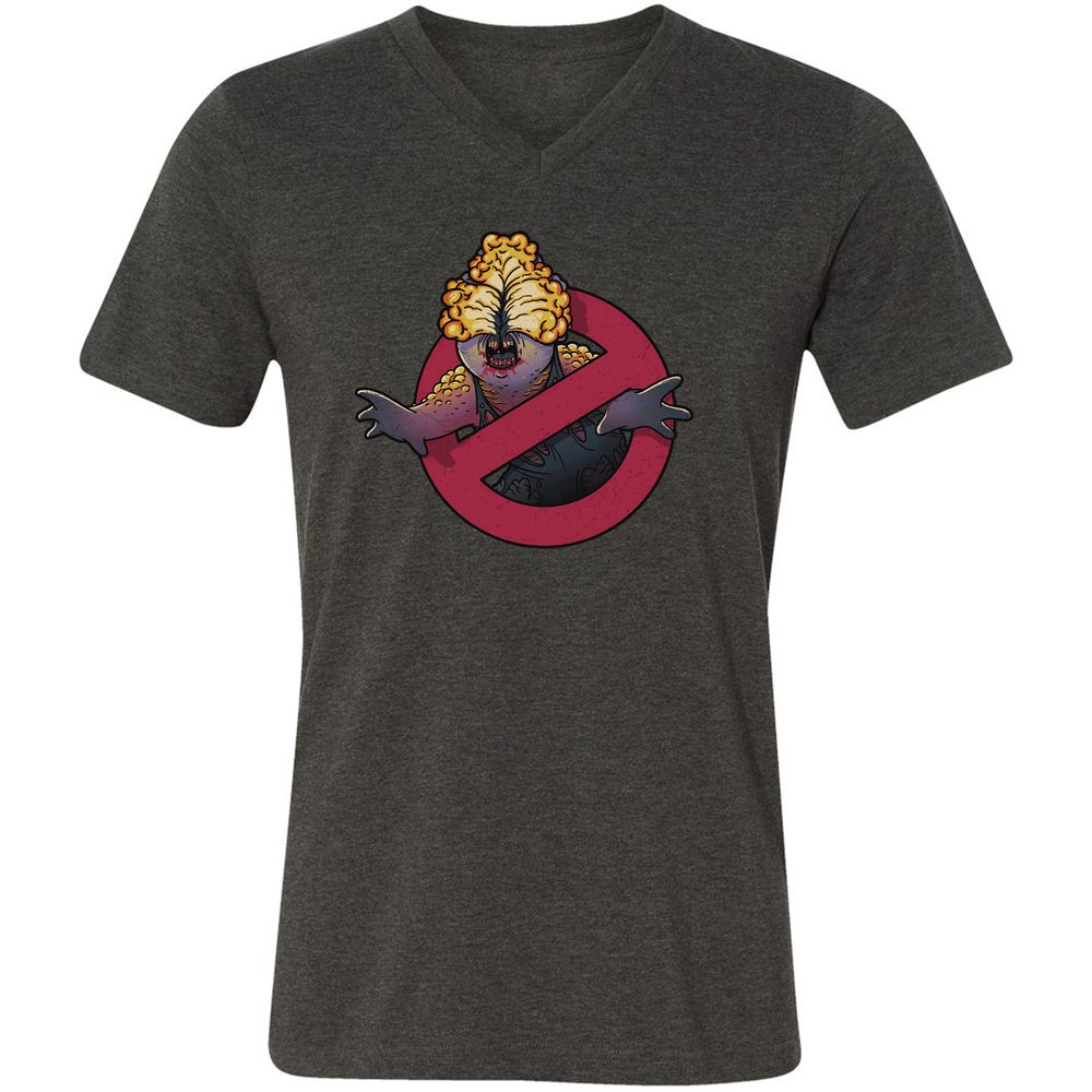 Unisex V-Neck T-Shirt - YRMTJ6NB - Dark Grey Heather - 8