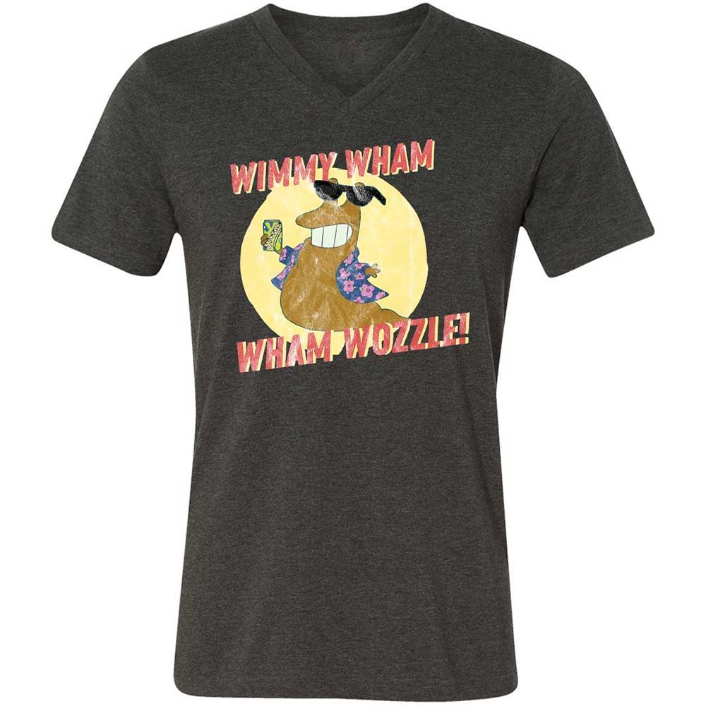 Unisex V-Neck T-Shirt - QJLGWT5A - Dark Grey Heather - 8