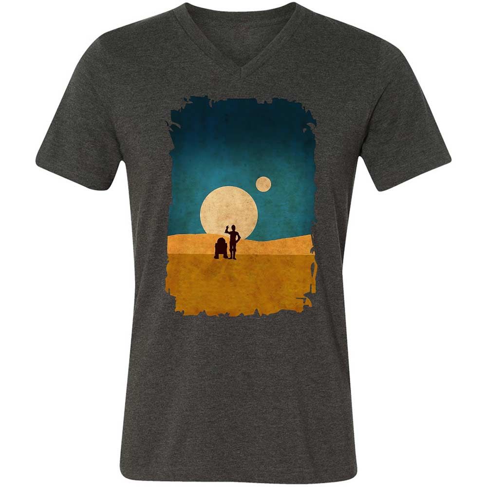 Droids In The Dunes - Dark Grey Heather - 8