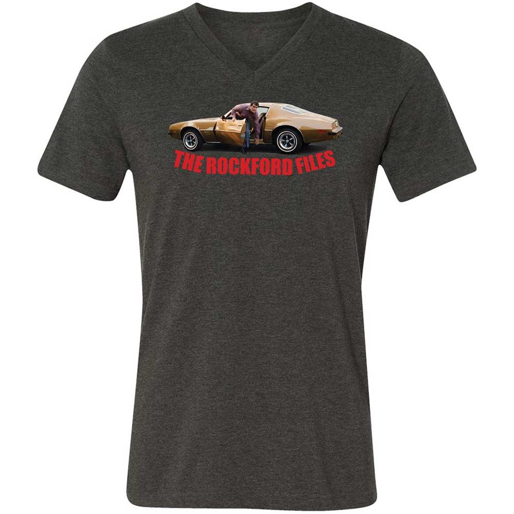 Unisex V-Neck T-Shirt - QSLY9VCD - Dark Grey Heather - 8
