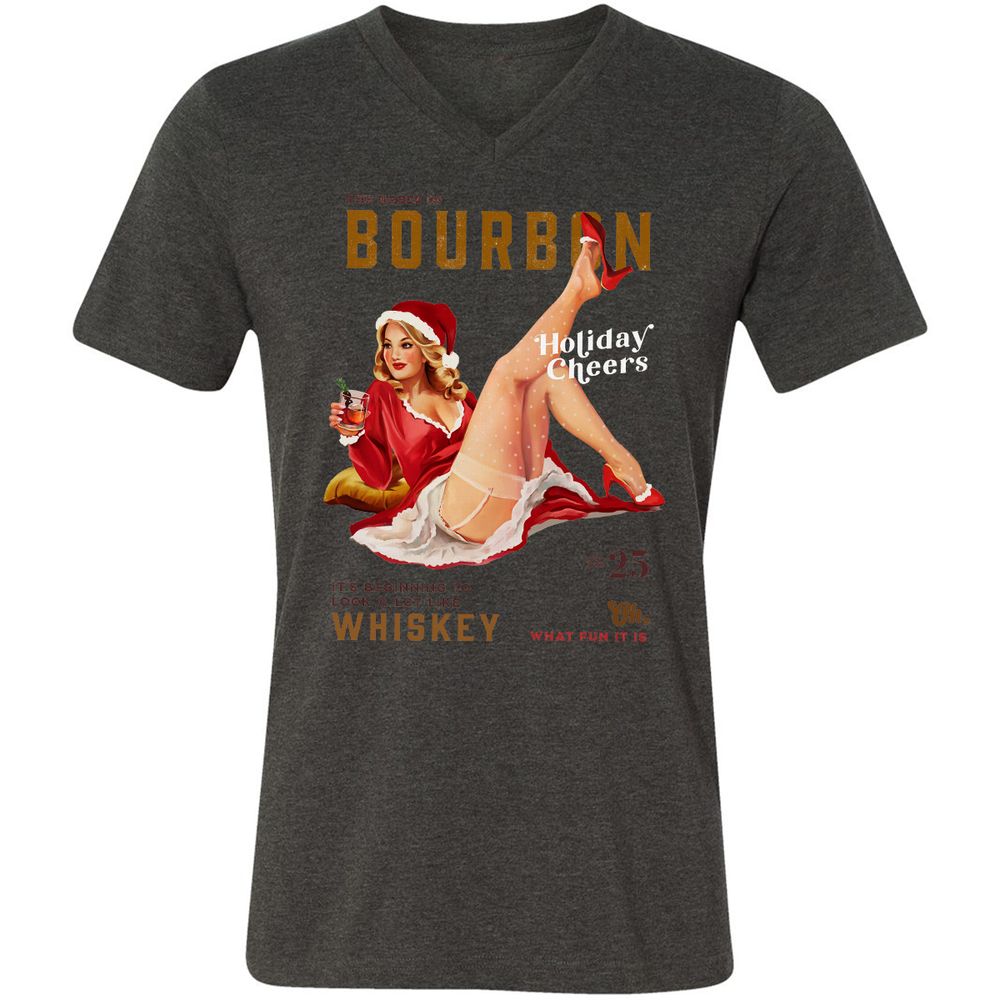 The Babes Of Bourbon - Dark Grey Heather - 8