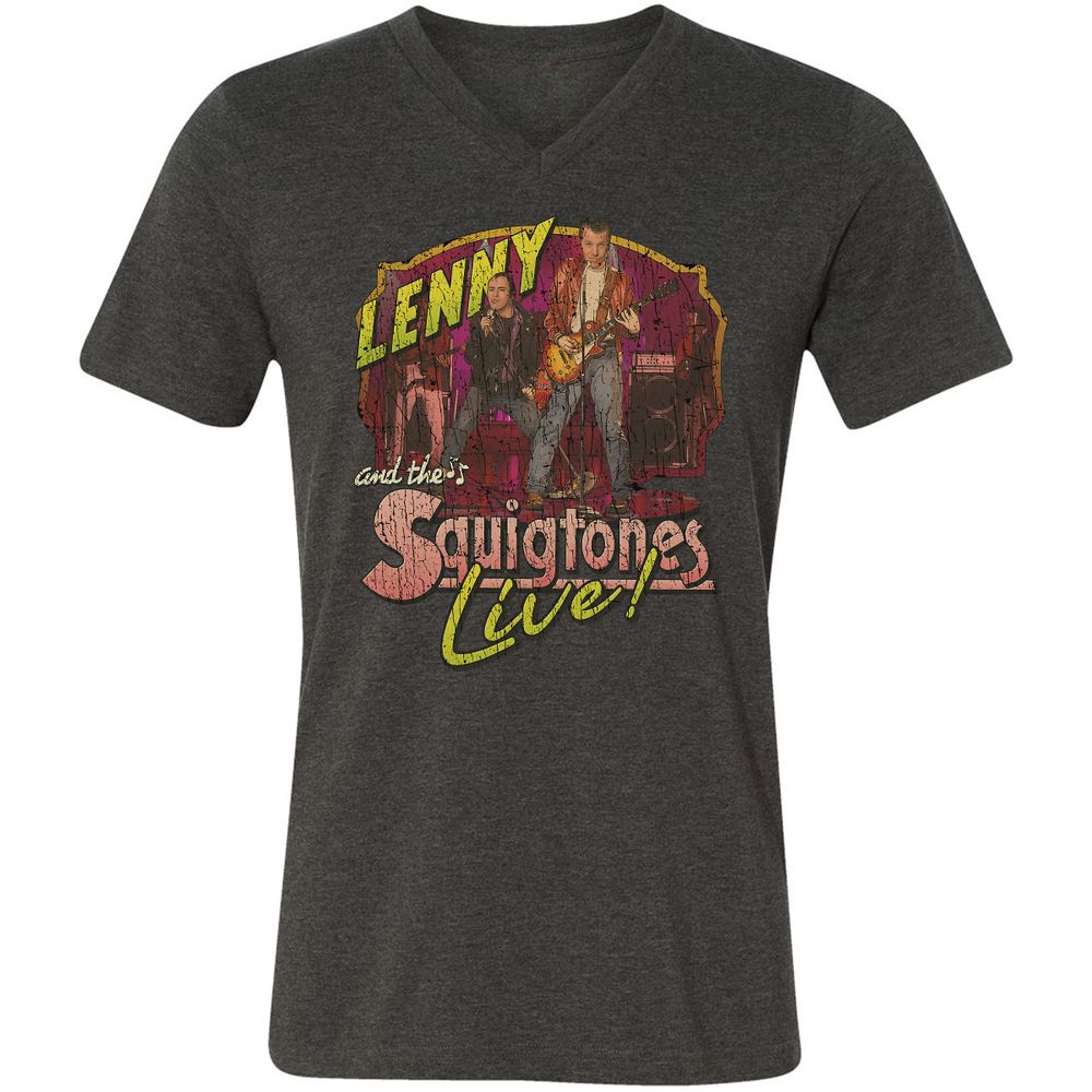Unisex V-Neck T-Shirt - NHA53SFR - Dark Grey Heather - 8
