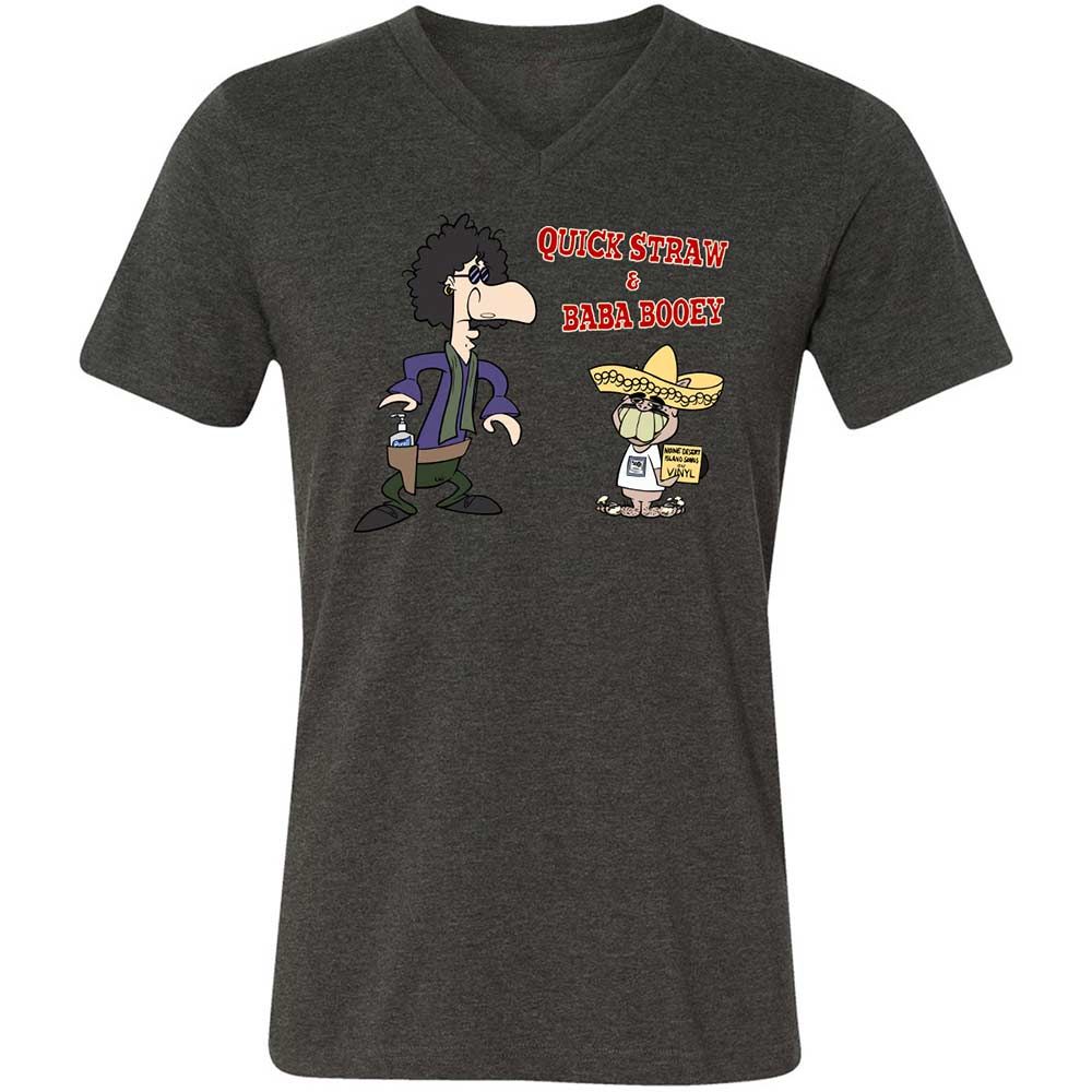 Quick Straw & Baba Booey - Dark Grey Heather - 8