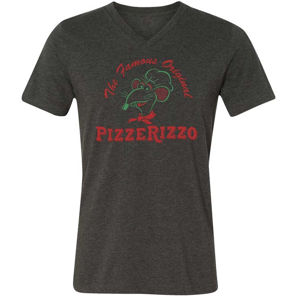 Unisex V-Neck T-Shirt - 5656WHM3 - Dark Grey Heather - 8