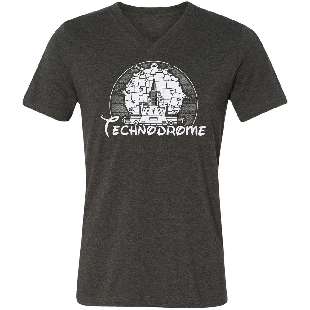 Unisex V-Neck T-Shirt - YPTNS416 - Dark Grey Heather - 8