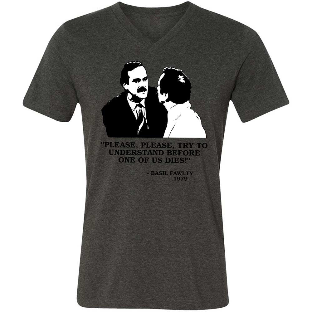 Please try to understand before one of us dies! - Dark Grey Heather - 8