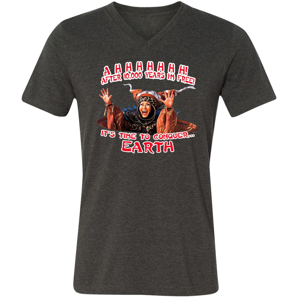 Retro Rita Repulsa MMPR - Dark Grey Heather - 8