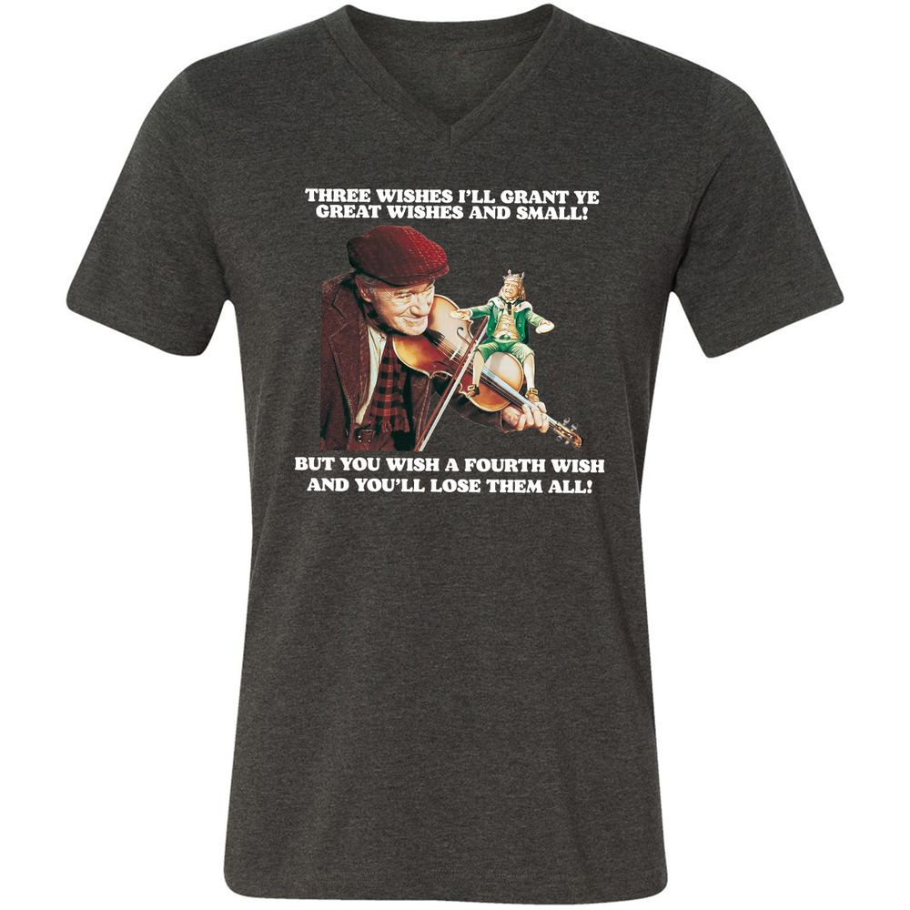 Unisex V-Neck T-Shirt - 34Q23P5K - Dark Grey Heather - 8