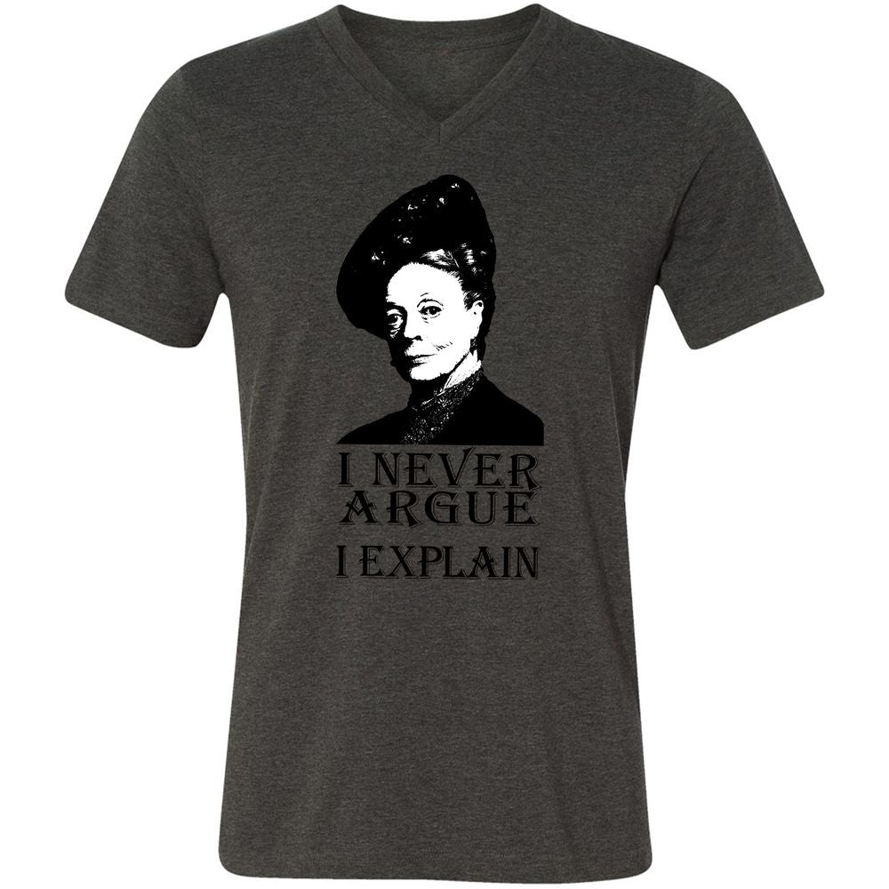 I never argue - Dark Grey Heather - 8