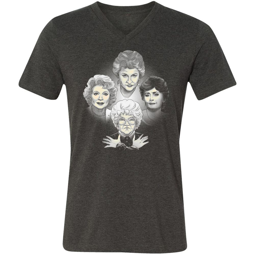Unisex V-Neck T-Shirt - BH3LFBG5 - Dark Grey Heather - 8