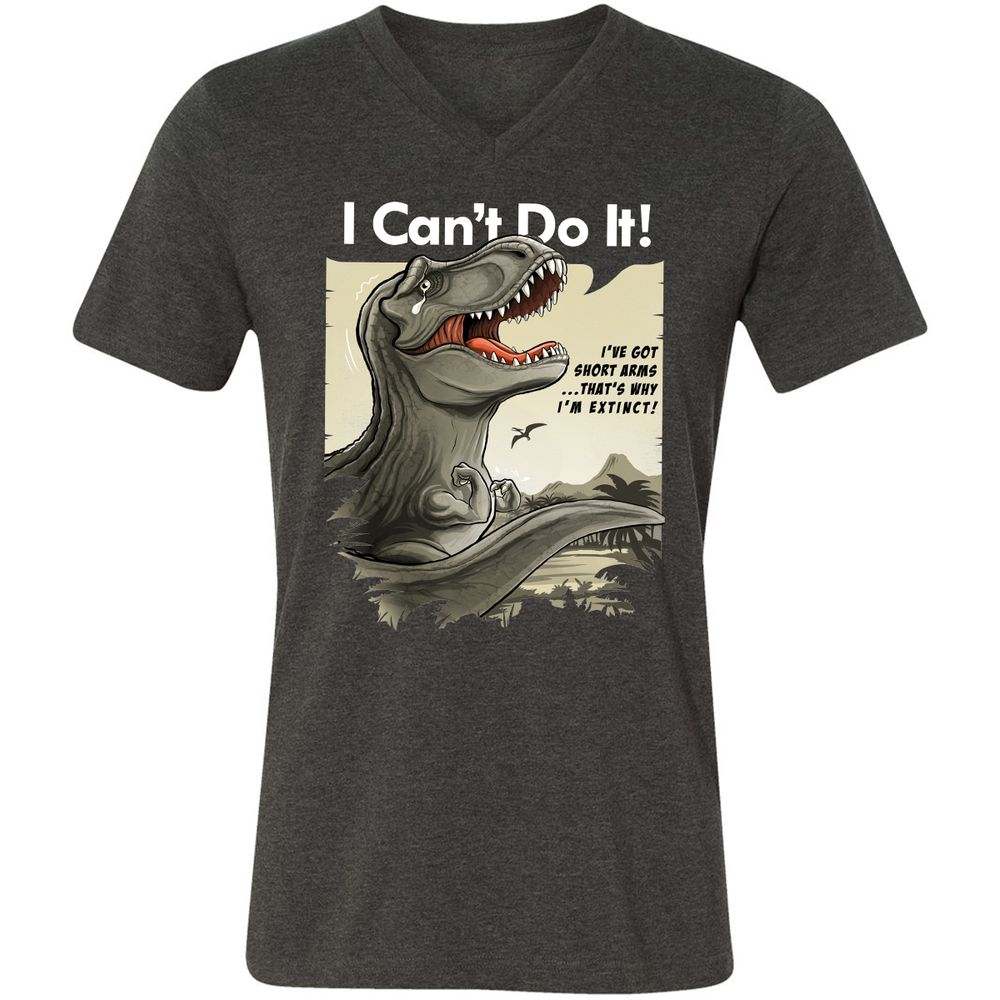 Unisex V-Neck T-Shirt - 2GM9G4FB - Dark Grey Heather - 8