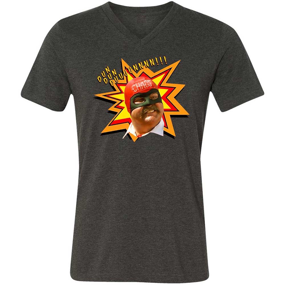 Unisex V-Neck T-Shirt - FBKNZG2W - Dark Grey Heather - 8