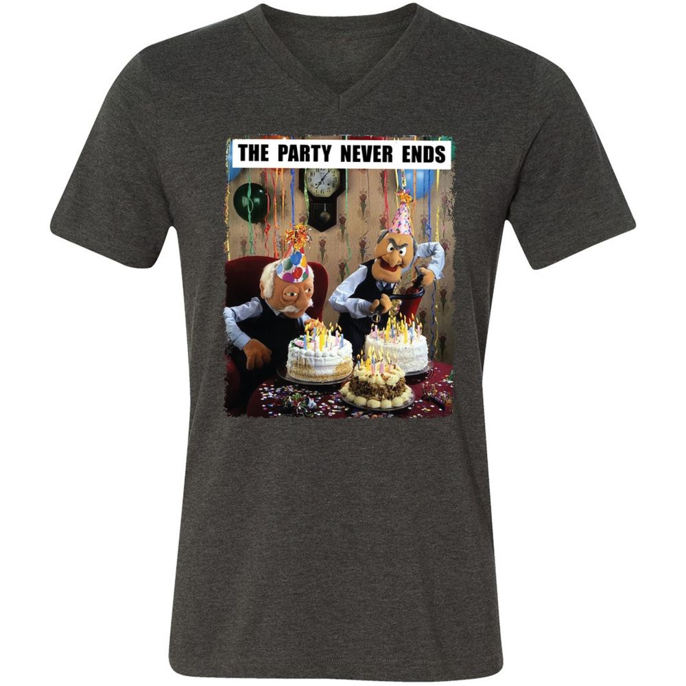 Party never ends - Dark Grey Heather - 8