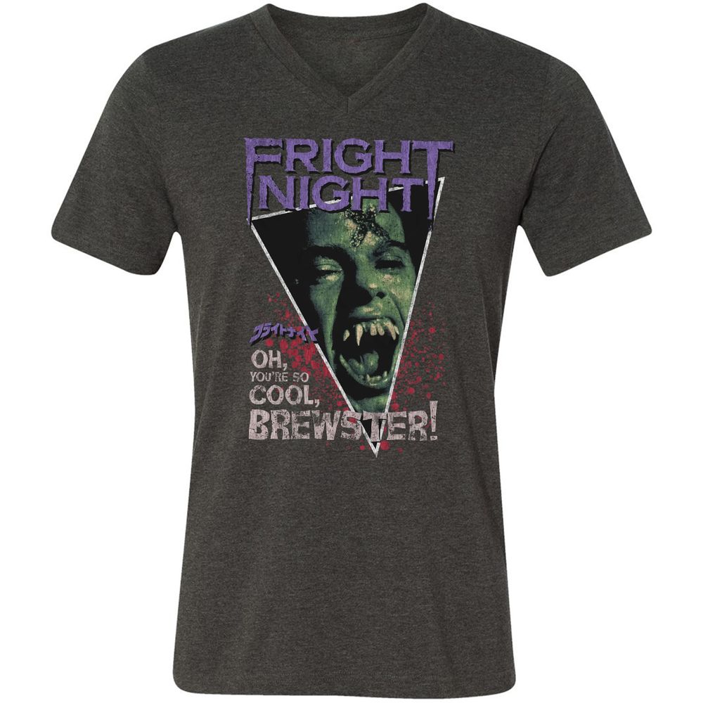 Unisex V-Neck T-Shirt - P46LCXEX - Dark Grey Heather - 8