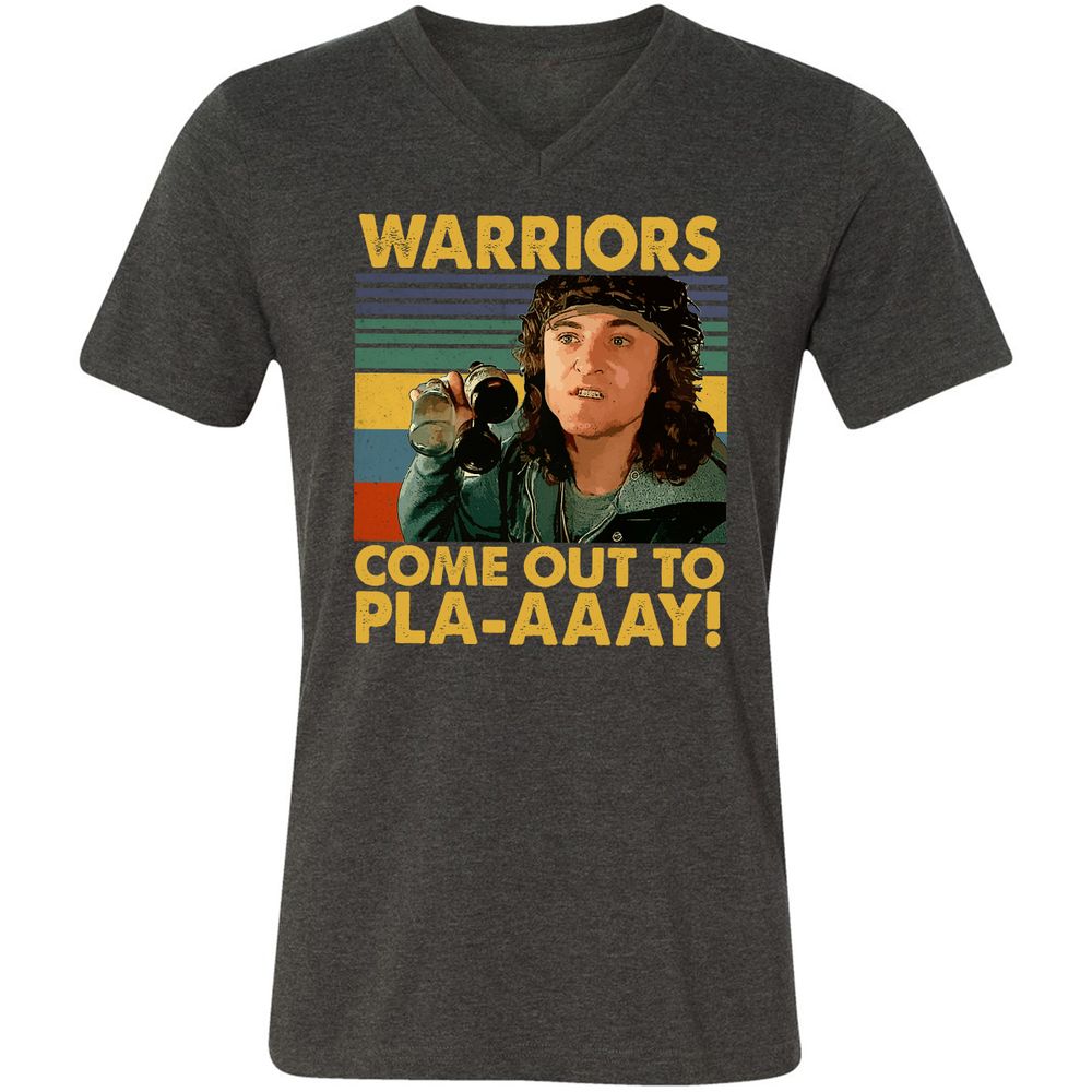 Unisex V-Neck T-Shirt - H14185QN - Dark Grey Heather - 8