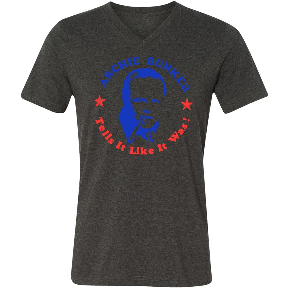 Tells It Like It Was - Dark Grey Heather - 8
