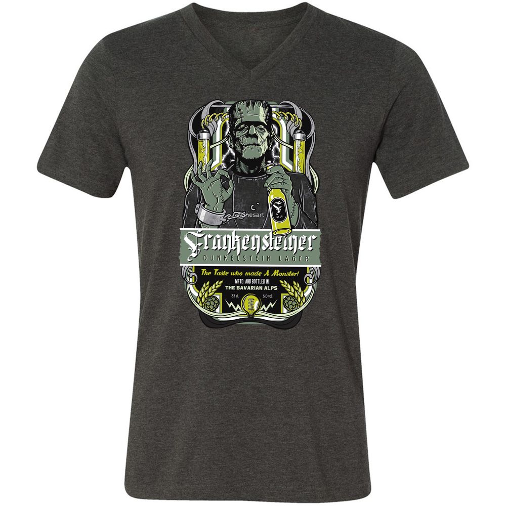 Frankenstein Beer - Dark Grey Heather - 8