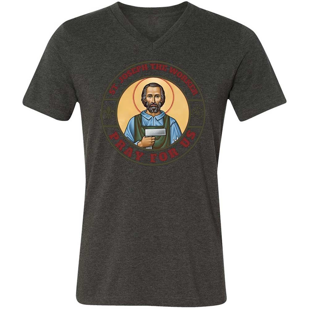 Pray for Us - Dark Grey Heather - 8