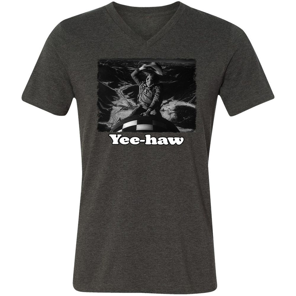 Unisex V-Neck T-Shirt - GTZPT6RW - Dark Grey Heather - 8