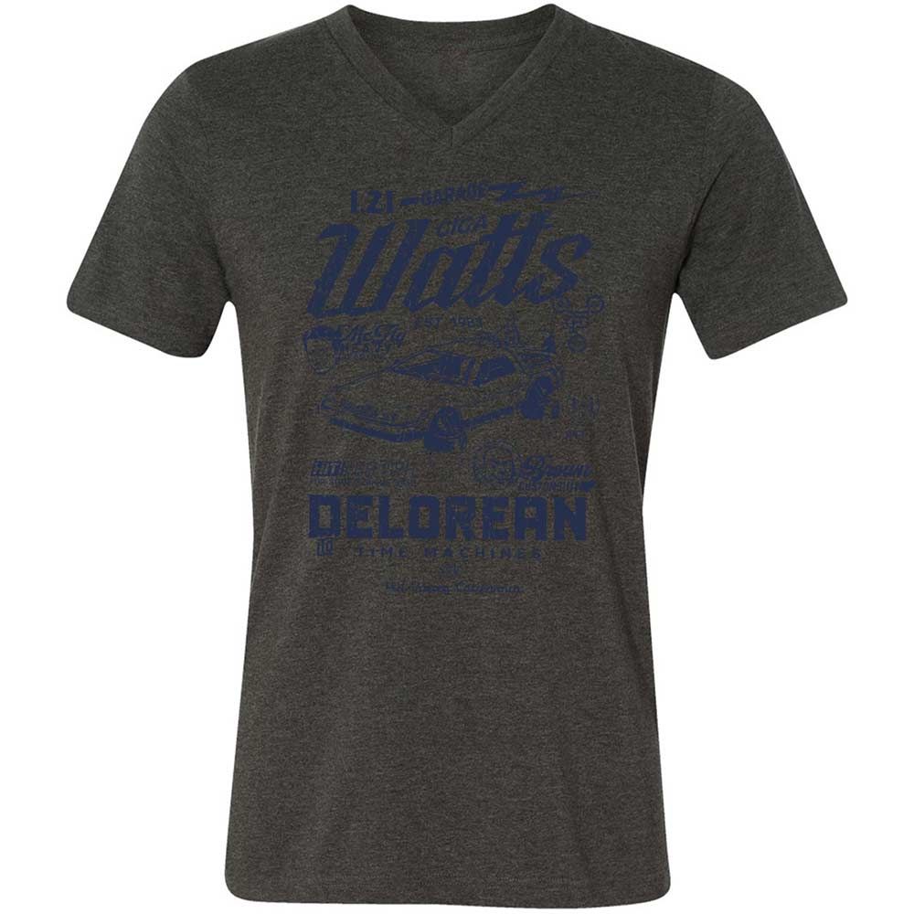 Unisex V-Neck T-Shirt - HMXFGLLE - Dark Grey Heather - 8