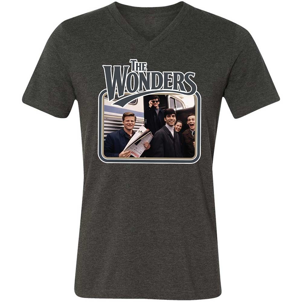 Unisex V-Neck T-Shirt - TFHA8KSS - Dark Grey Heather - 8