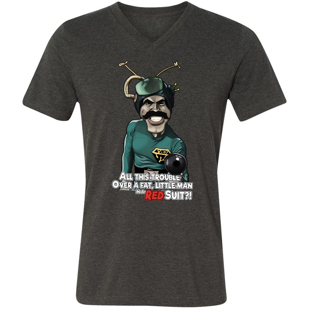 Fatman with red suit - Dark Grey Heather - 8