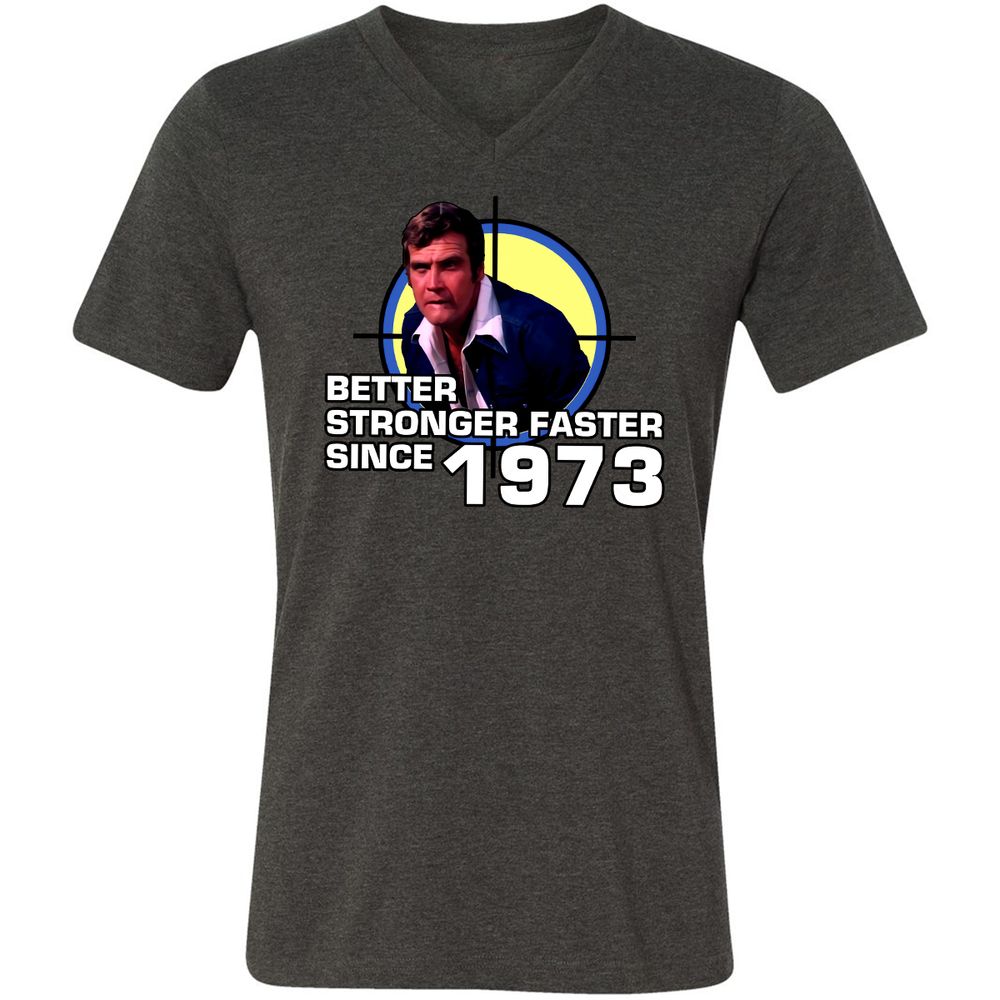 Unisex V-Neck T-Shirt - F1NS57UB - Dark Grey Heather - 8