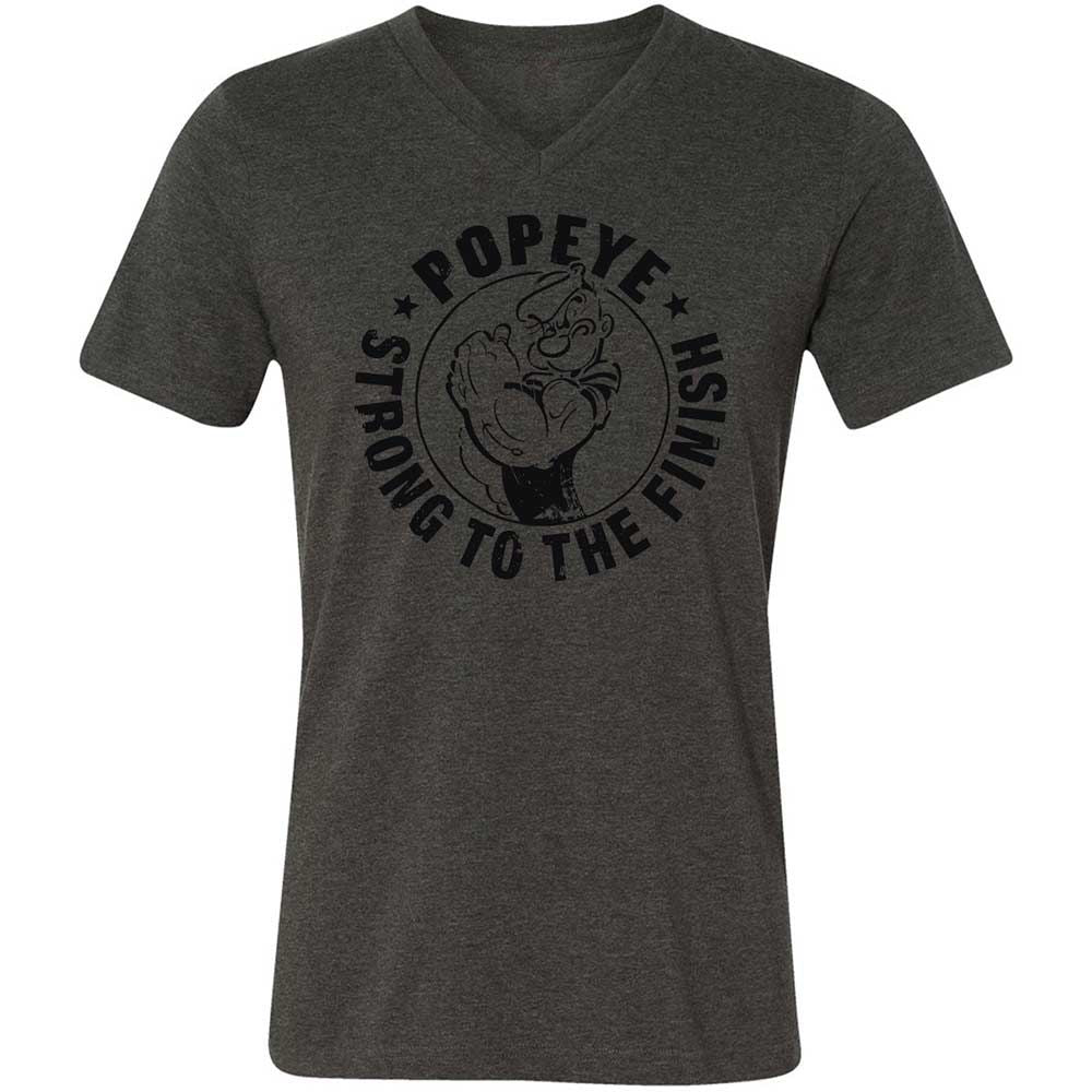 Unisex V-Neck T-Shirt - 76V52N1L - Dark Grey Heather - 8