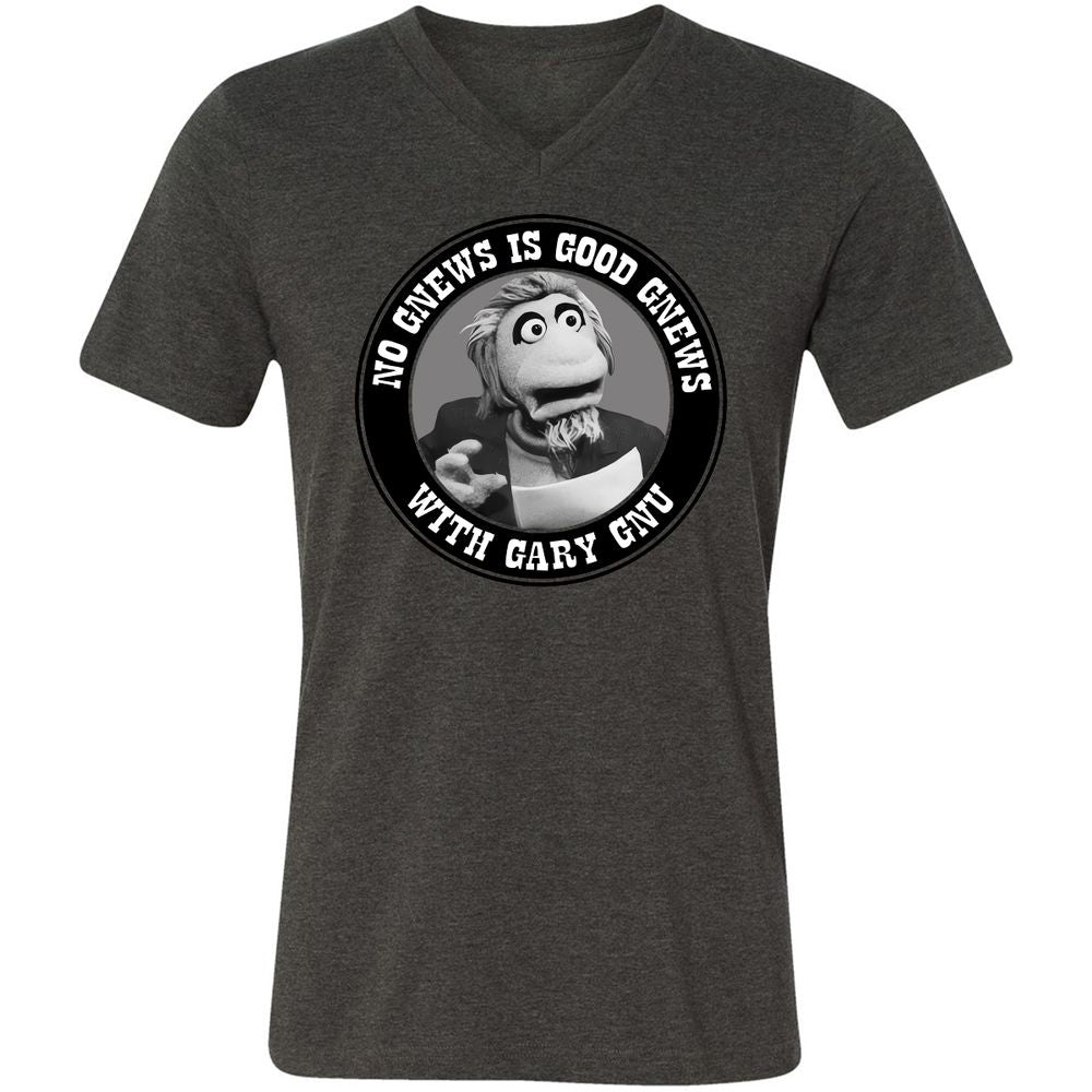 Unisex V-Neck T-Shirt - HRS8AT7S - Dark Grey Heather - 8